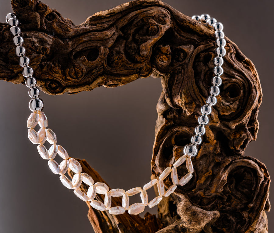 Graphisch Moderne Perlenkette